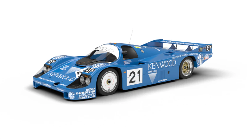 Porsche 956 Grupo C 1982 Kenwood Kremer Racing Modelo 3D .c4d .max .obj .3ds .fbx .stl .blend