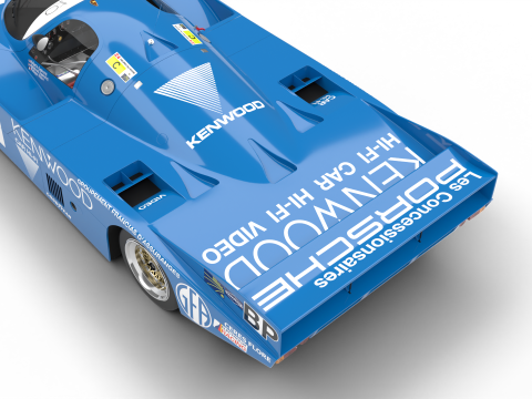 Porsche 956 Group C 1982 Kenwood Kremer Racing 3D-Modell