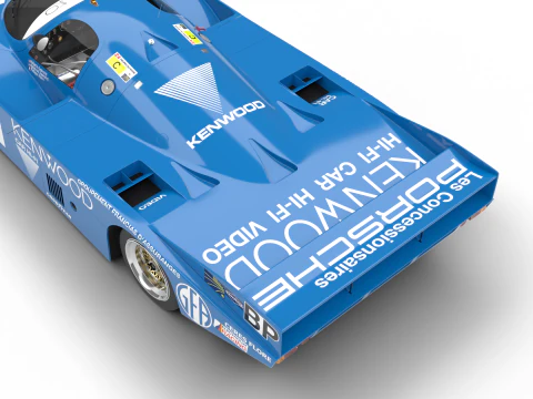 Porsche 956 Grupo C 1982 Kenwood Kremer Racing Modelo 3D