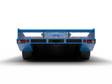 Porsche 956 Group C 1982 Kenwood Kremer Racing 3D-Modell