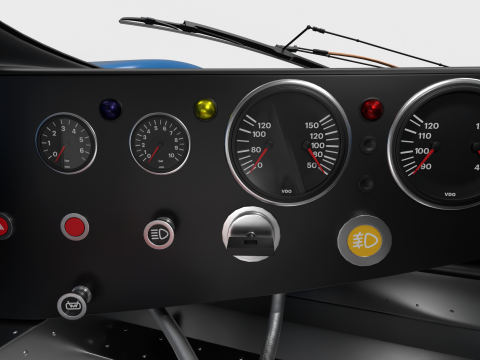 Porsche 956 Group C 1982 Kenwood Kremer Racing 3D-Modell