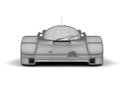 Porsche 956 Grupo C 1982 Kenwood Kremer Racing Modelo 3D