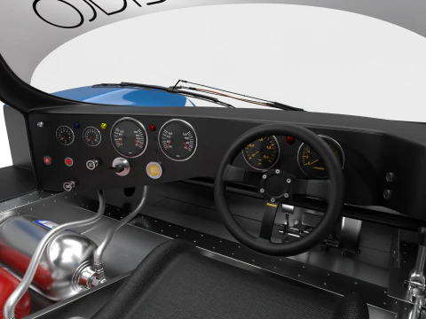 Porsche 956 Group C 1982 Kenwood Kremer Racing HQ 3D Model