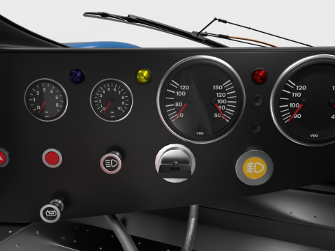 Porsche 956 Group C 1982 Kenwood Kremer Racing HQ Modelo 3D