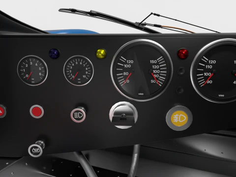 Porsche 956 Group C 1982 Kenwood Kremer Racing HQ 3D Model