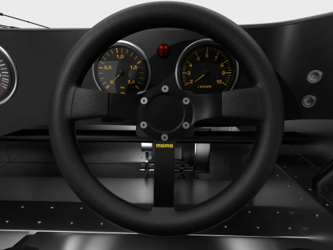Porsche 956 Group C 1982 Kenwood Kremer Racing HQ 3D Model