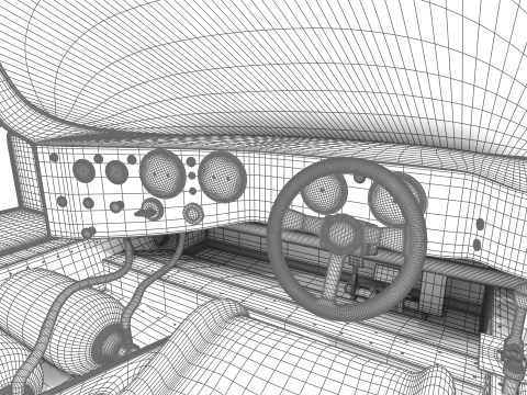 Porsche 956 Group C 1982 Kenwood Kremer Racing HQ 3D Model