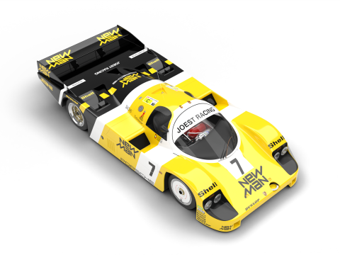 Porsche 956 Group C 1982 NewMan Joest Racing 3D Model