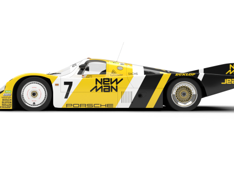 Porsche 956 Group C 1982 NewMan Joest Racing 3D Model