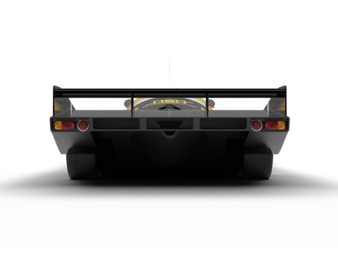 Porsche 956 Group C 1982 NewMan Joest Racing 3D Model