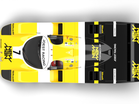 Porsche 956 Group C 1982 NewMan Joest Racing 3D Model