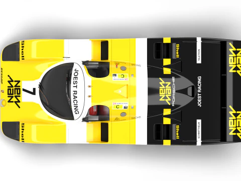 Porsche 956 Group C 1982 NewMan Joest Racing 3D Model