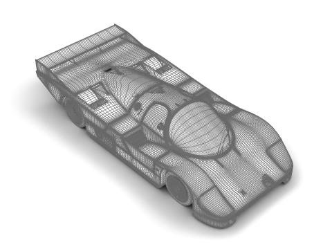 Porsche 956 Group C 1982 NewMan Joest Racing 3D Model