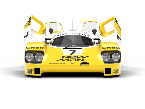 Porsche 956 Group C 1982 NewMan Joest Racing HQ 3D Model