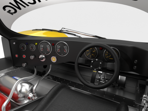 Porsche 956 Group C 1982 NewMan Joest Racing HQ 3D Model
