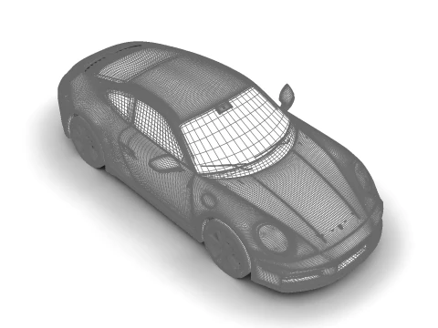 Porsche 911 Carrera 2025 3D Model