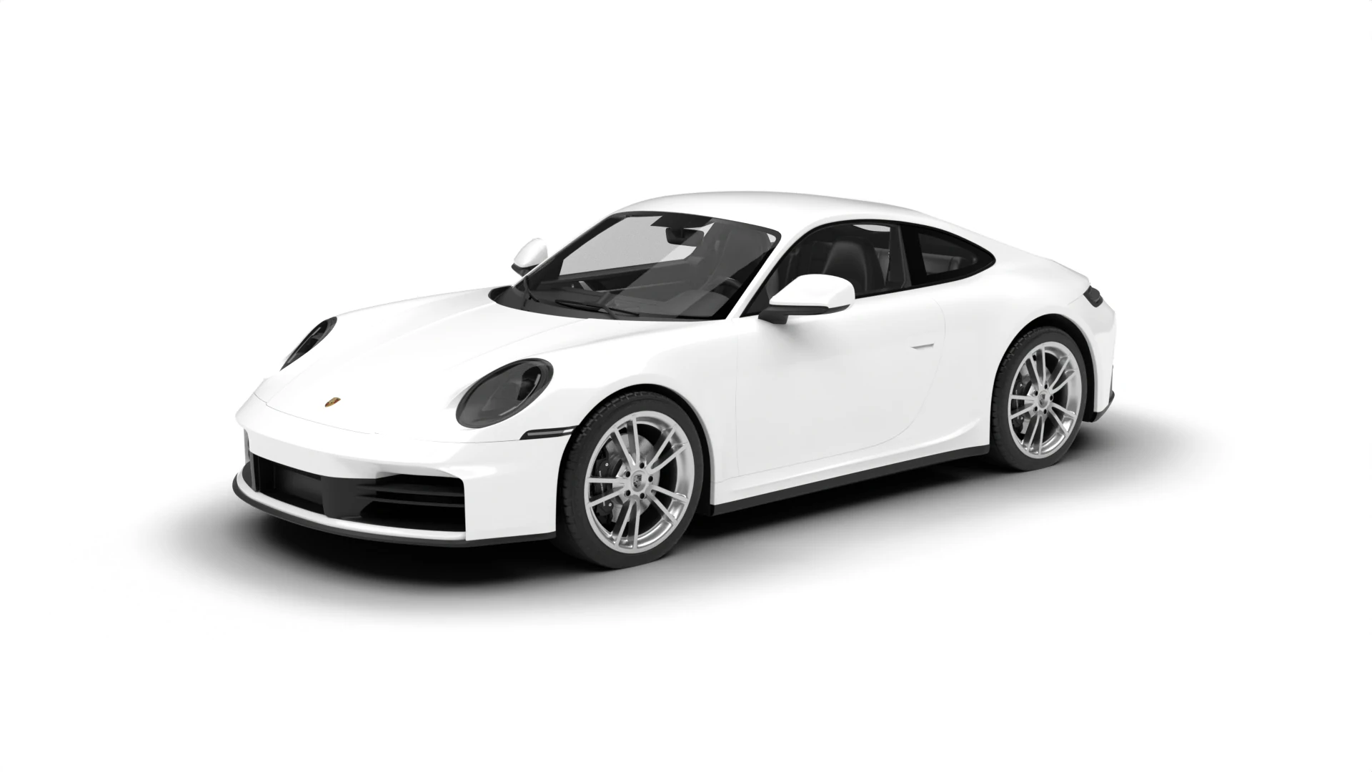Porsche 911 Carrera 2025 3D Model .c4d .max .obj .3ds .fbx .stl .blend 