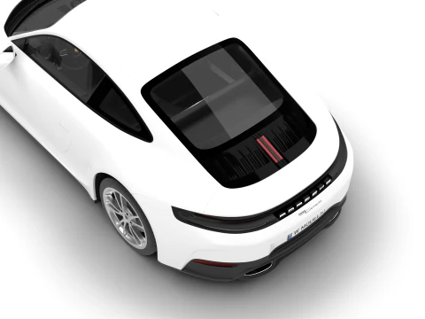 Porsche 911 Carrera 2025 3D Model