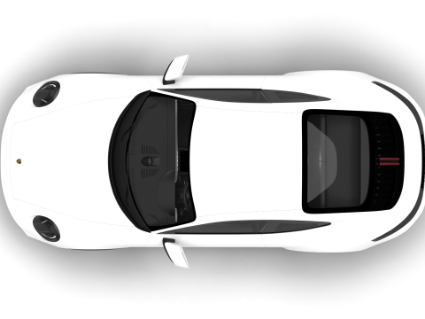 Porsche 911 Carrera 2025 3D Модель