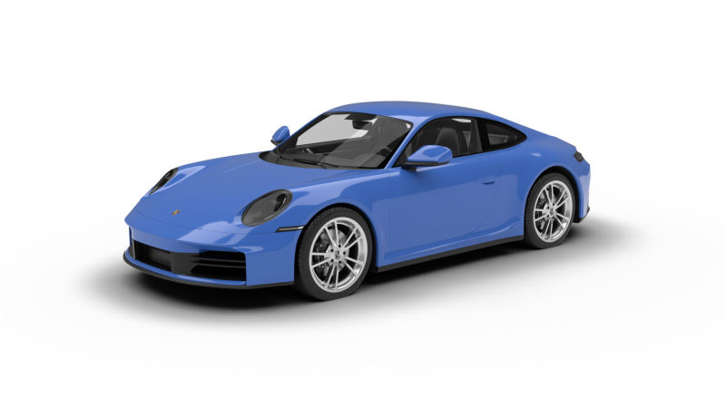 Porsche 911 Carrera 2025 3D Модель .c4d .max .obj .3ds .fbx .stl .blend