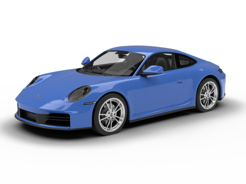 Porsche 911 Carrera 2025 3D Model