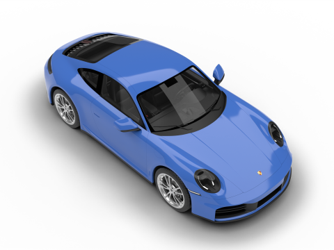 Porsche 911 Carrera 2025 3D Модель