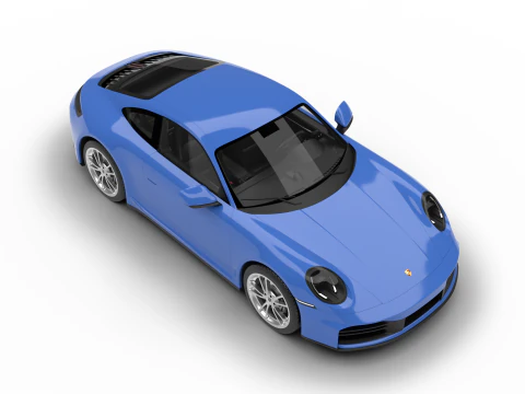 Porsche 911 Carrera 2025 3D Model