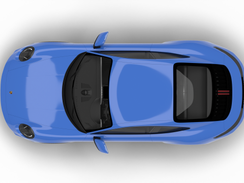 Porsche 911 Carrera 2025 3D Модель