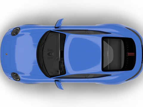 Porsche 911 Carrera 2025 3D Model