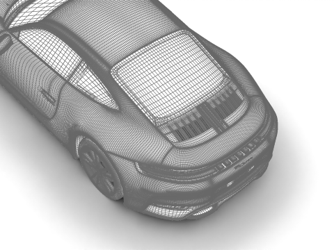 Porsche 911 Carrera 2025 3D Модель