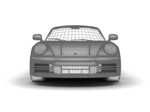 Porsche 911 Carrera 2025 3D Модель
