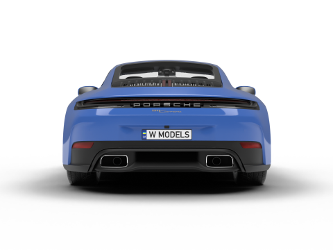 Porsche 911 Carrera 2025 3D Модель