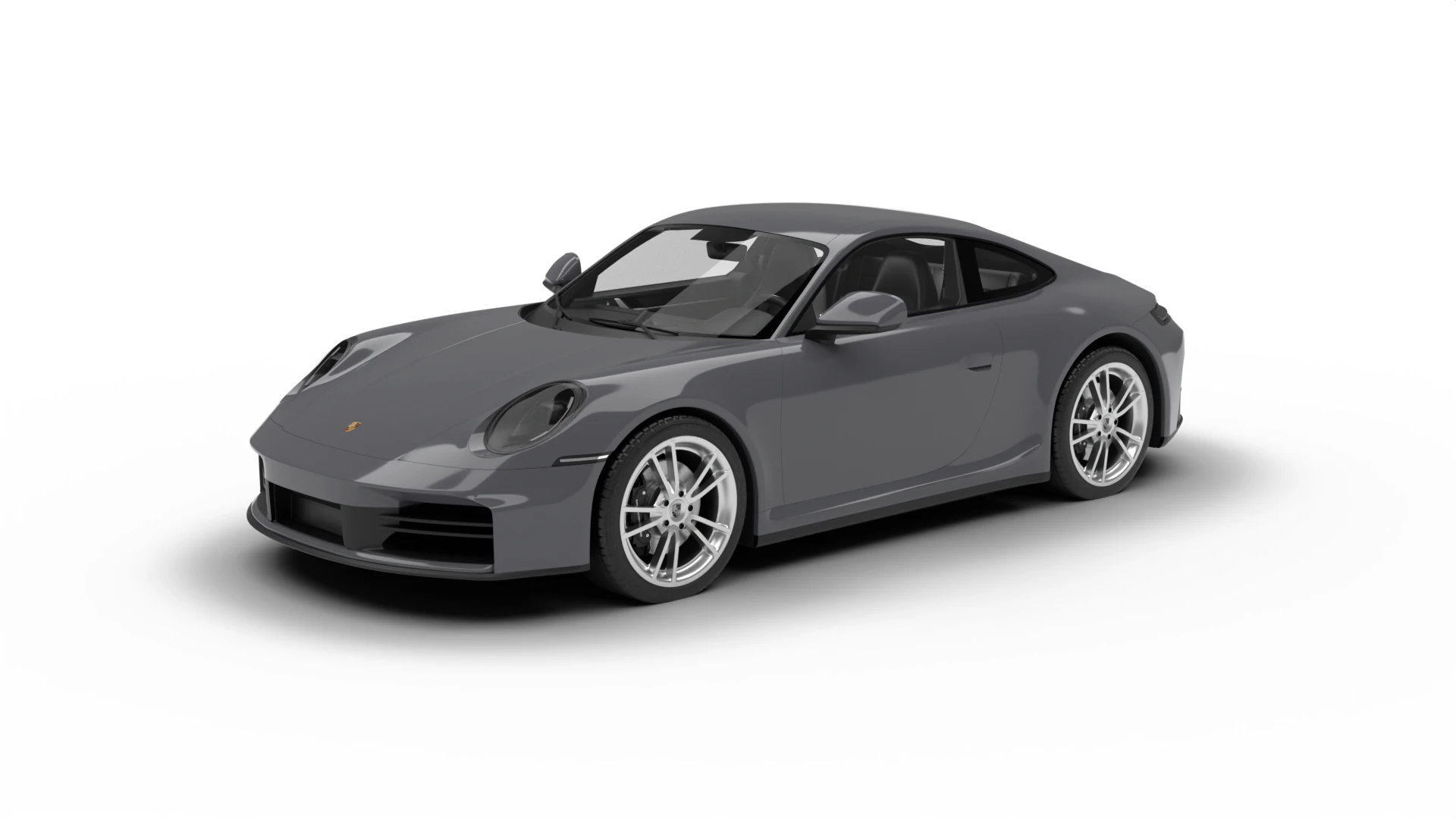 Porsche 911 Carrera 2025 3D Model .c4d .max .obj .3ds .fbx .stl .blend 