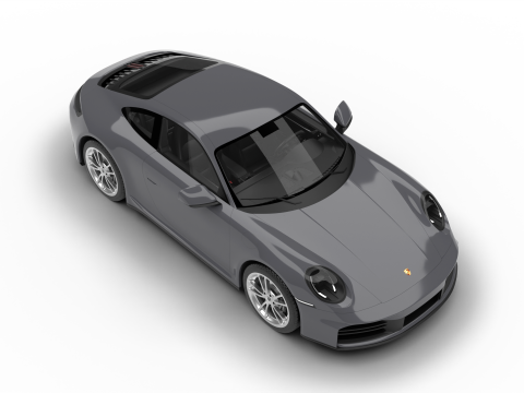 Porsche 911 Carrera 2025 3D Model