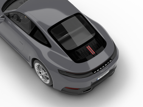 Porsche 911 Carrera 2025 3D Model