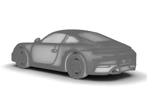 Porsche 911 Carrera 2025 3D Model