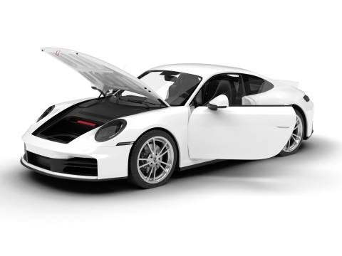 Porsche 911 Carrera 2025 HQ 3D Model