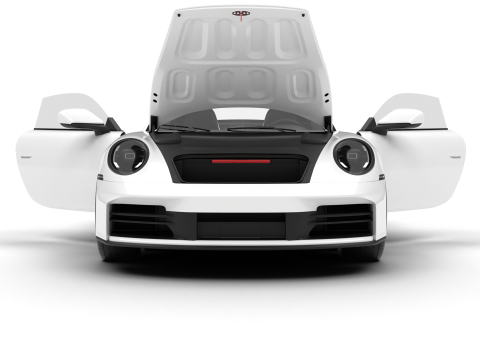 Porsche 911 Carrera 2025 HQ 3D-Modell