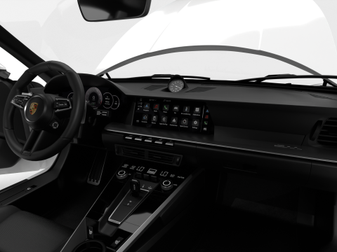 Porsche 911 Carrera 2025 HQ 3D-Modell