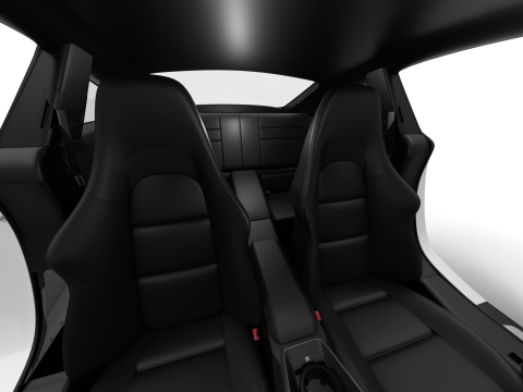 Porsche 911 Carrera 2025 HQ 3D-Modell