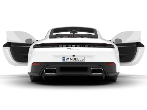 Porsche 911 Carrera 2025 HQ 3D-Modell