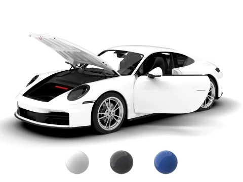 Porsche 911 Carrera 2025 Hauptquartier 3D Modell