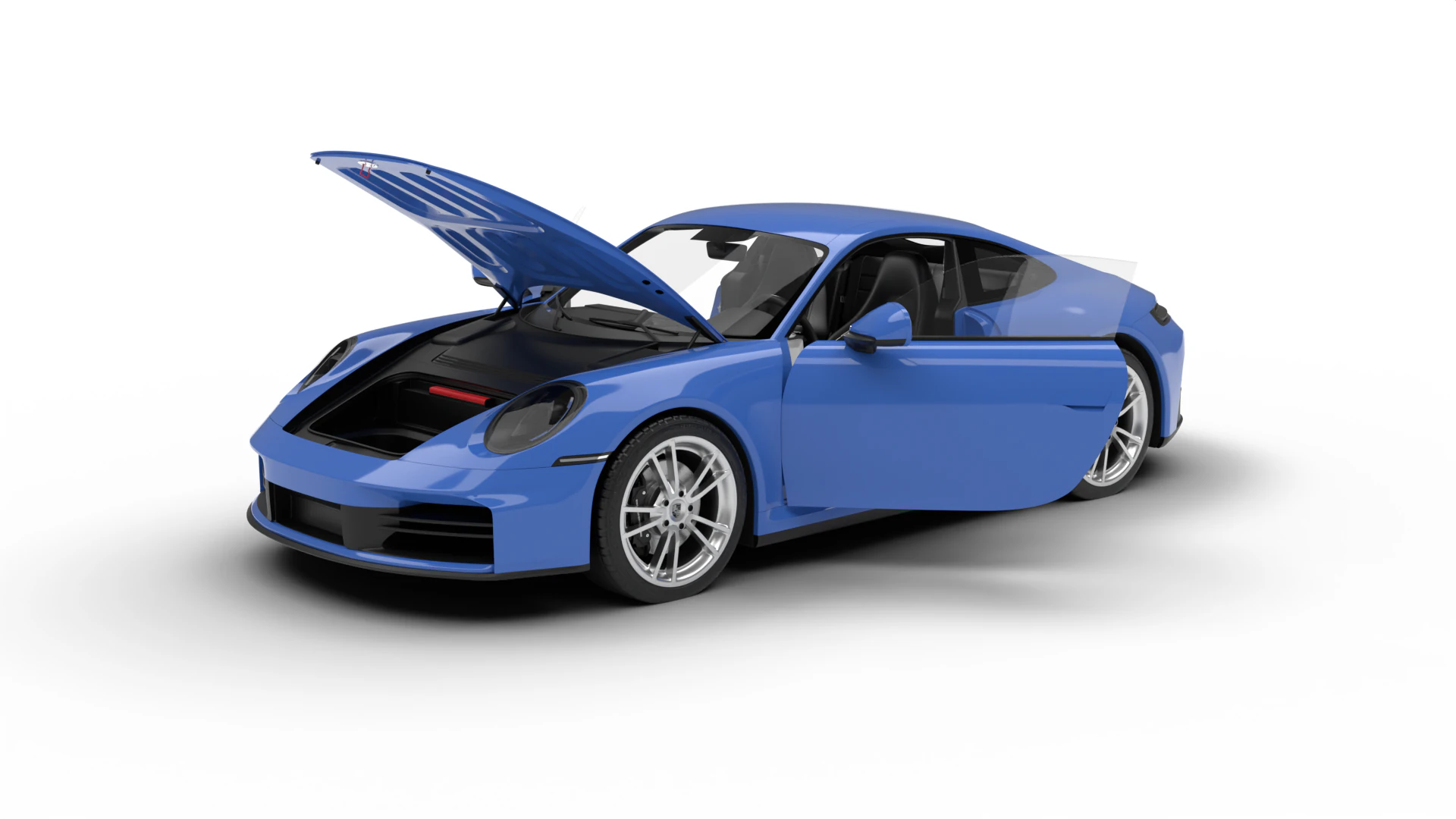Porsche 911 Carrera 2025 HQ 3D Model .c4d .max .obj .3ds .fbx .stl .blend 