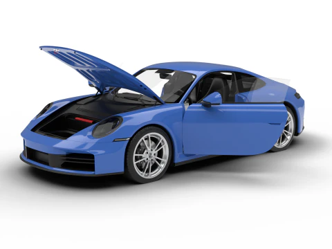 Porsche 911 Carrera 2025 Genel Merkez 3D Model