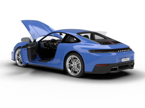Porsche 911 Carrera 2025 HQ Modello 3D