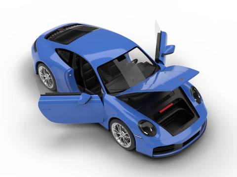 Porsche 911 Carrera 2025 HQ 3D Model