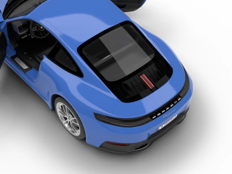 Porsche 911 Carrera 2025 HQ 3D Model