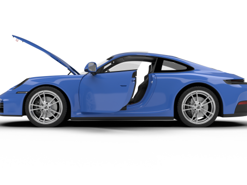 Porsche 911 Carrera 2025 HQ Modello 3D