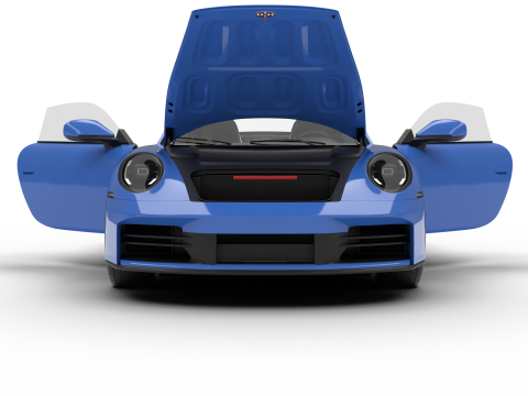 Porsche 911 Carrera 2025 HQ Modello 3D
