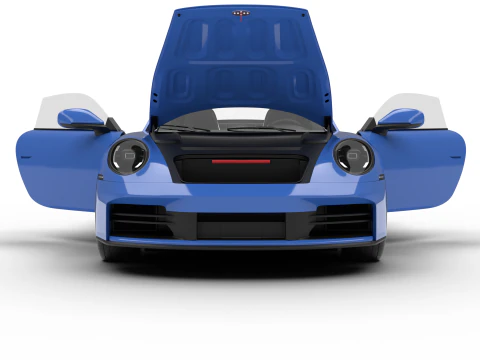 Porsche 911 Carrera 2025 HQ 3D Model